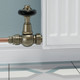 COM-ST-AB-LS011 - Commodore Traditional Manual Radiator Valve - Antique Brass (Straight Manual) COM-ST-AB-LS011 - Commodore Traditional Manual Radiator Valve - Antique Brass (Straight Manual)